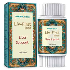 Herbal Hills Liv First 60 Tablets (pack Of 4) Liver Support & Cleanse Supplement