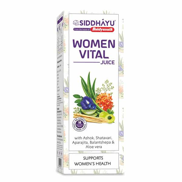 Baidyanath Asli Ayurved Women Vital Juice 1 L With Shatavari Aloe Vera 14 Herbs | Hormonal Balance