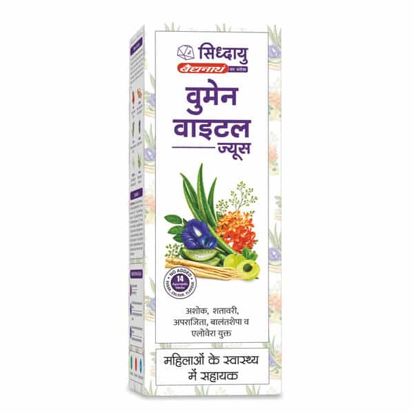 Baidyanath Asli Ayurved Women Vital Juice 1 L With Shatavari Aloe Vera 14 Herbs | Hormonal Balance