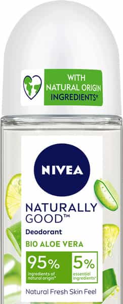Nivea Naturally Good Deodorant Roll On Bio Aloe Vera - 50 Ml