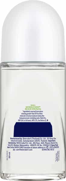 Nivea Naturally Good Deodorant Roll On Bio Aloe Vera - 50 Ml
