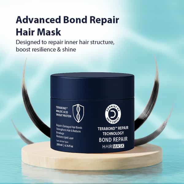 Dermistry Bond Repair Hair Mask Maleic Acid Terabond Protein For Strength Damage Dry Dull Hair 200Ml