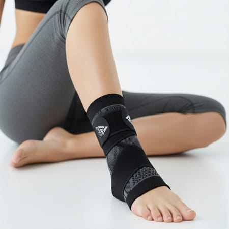 Actifit Ankle Support With Adjustable Band - Compression Brace For Pain Relief Sports Gym - Size Xl
