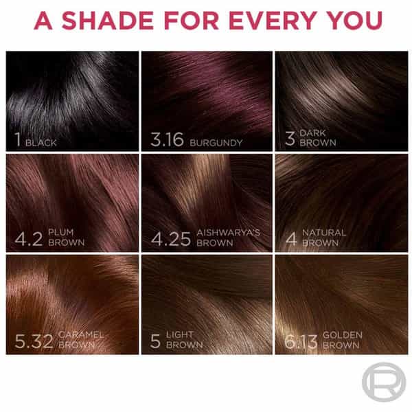 L'oreal Paris Excellence Creme Hair Color - Shade 5 Light Brown - 1