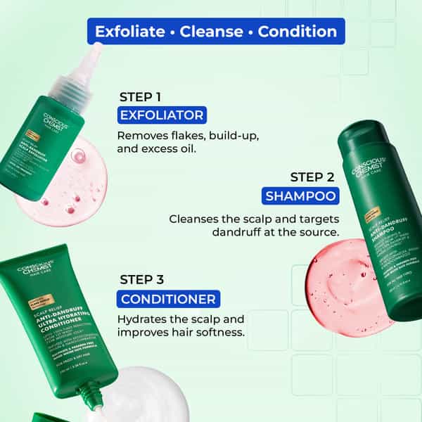 Conscious Chemist Anti-Dandruff Ultra Hydrating Conditioner | 100Ml