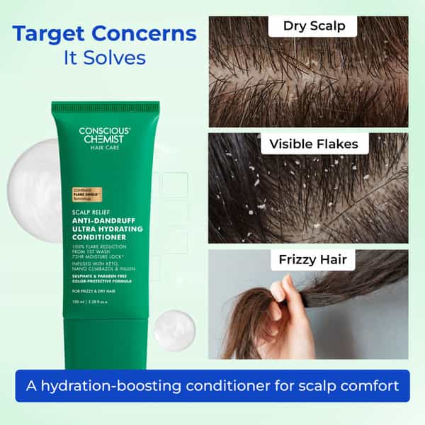 Conscious Chemist Anti-Dandruff Ultra Hydrating Conditioner | 100Ml