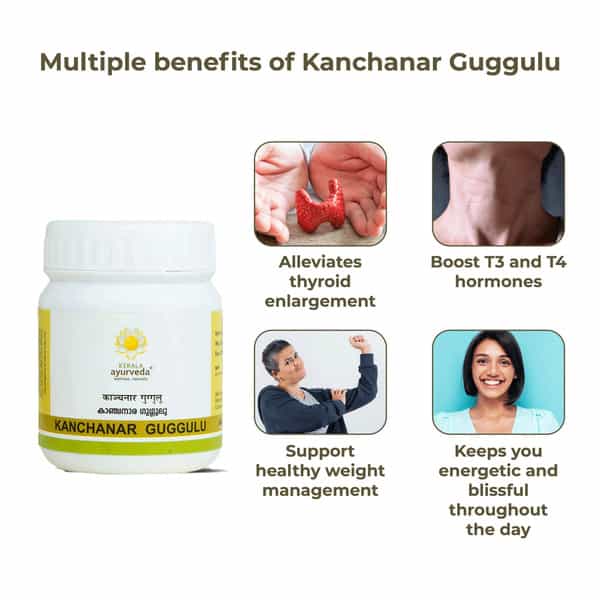 Kerala Ayurveda Kanchanaragulgulu - 60 Nos - Pack Of 2