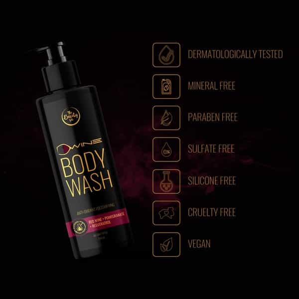 The Beauty Co. D`Wine Body Wash With Red Wine 250Ml