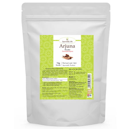 Ayurvedic Life Arjuna Powder - 1 Kg Value Pack Of 2
