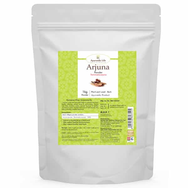 Ayurvedic Life Arjuna Powder - 1 Kg Value Pack Of 2