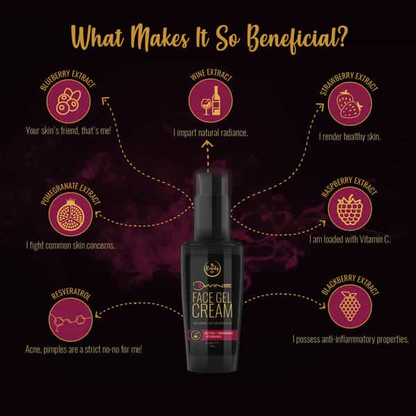 The Beauty Co. D'wine Face Gel Cream (30Gm) | Made In India