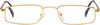 Klar Eye Full Rim Rectangle Reading Glasses Men And Women Powers +0.75 To +3.50+2.25 Power Gold