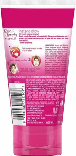 Fair & Lovely Instant Glow Facewash With Fairness Multivitamins Facewash - 150 G