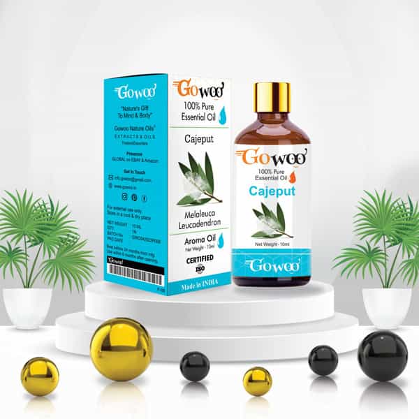 Pack Of 2 Cajeput Essential Oil And Papaya Seed Carrier Oil - 100% Pure & Natural Oil