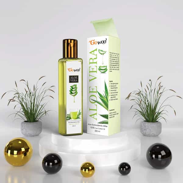 Go Woo Aloe Vera Carrier Oil 100% Pure Virgin & Undiluted Oil