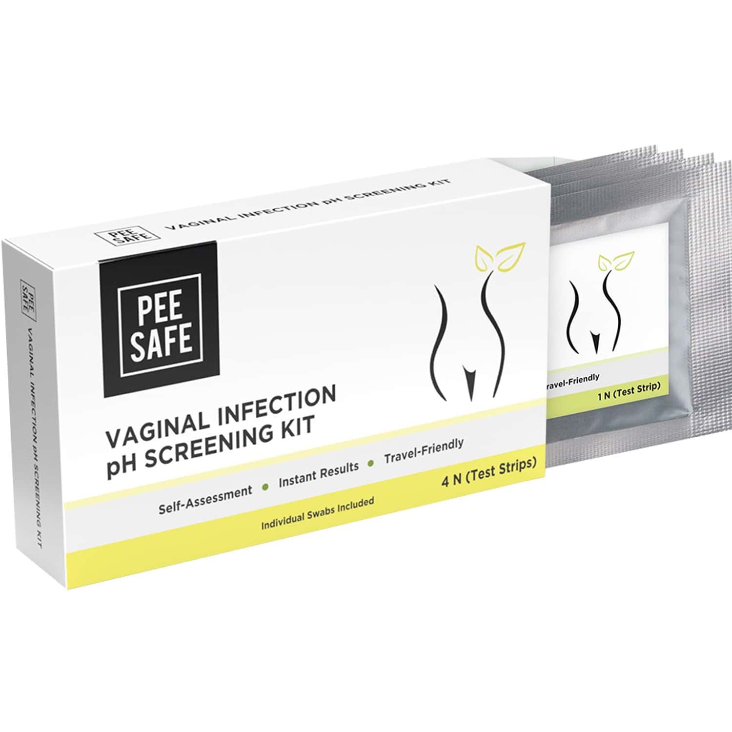 Pee Safe Vaginal Infection Ph Screening Kit (4n)