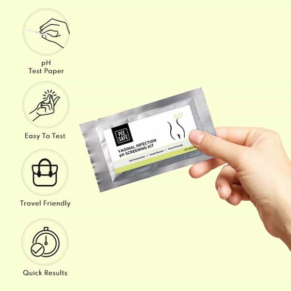 Pee Safe Vaginal Infection Ph Screening Kit (4N)