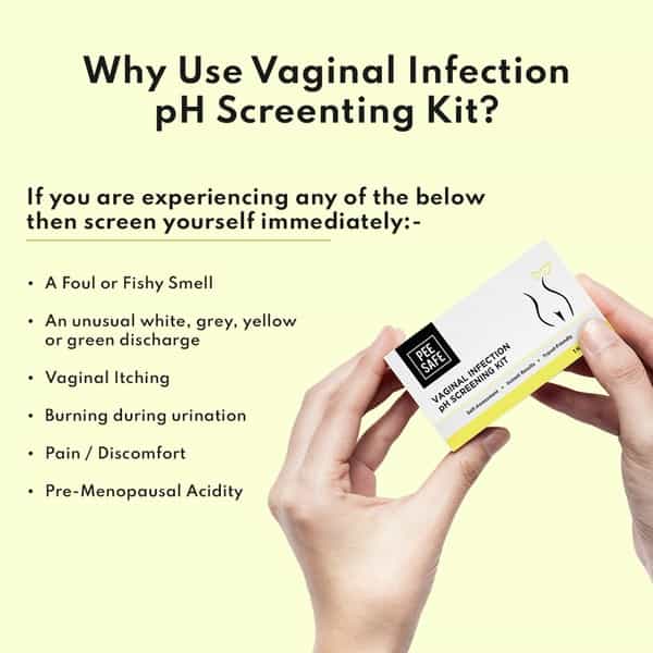 Pee Safe Vaginal Infection Ph Screening Kit (4N)