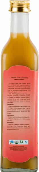 Praakritik Organic Apple Cider Vinegar Pure 500 Ml