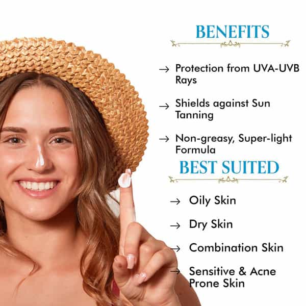 Tac - The Ayurveda Co.eladi | Triphala & Hemp Seed Spf 50 Sunscreen -80Gm