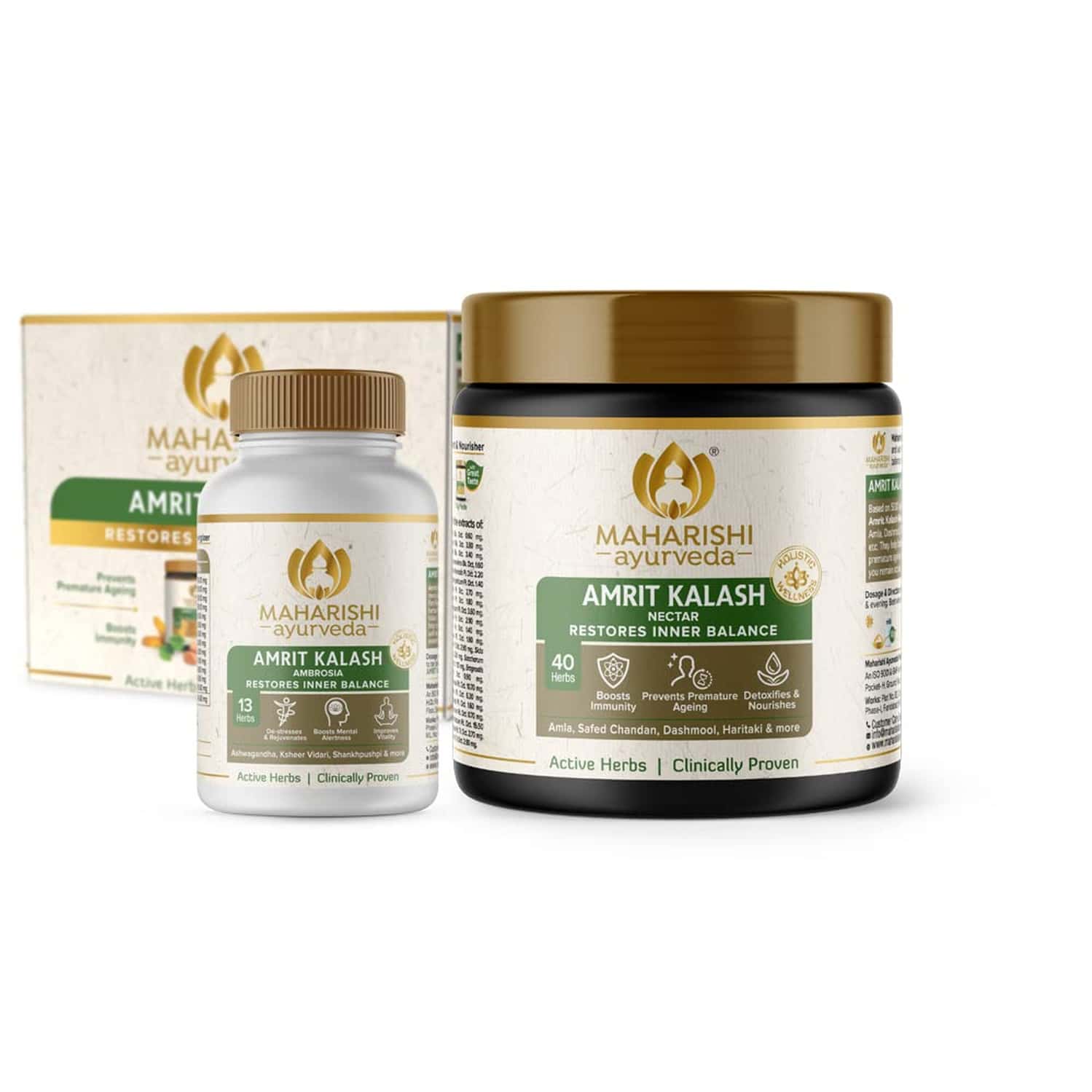 Maharishi Ayurveda Amrit Kalash Ambrosia - 60 Tablet Herbal Supplement, Original Formula 10 thumbnail image