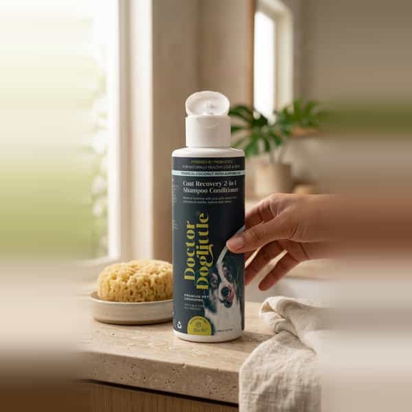 Doctor Doglittle Probiotic Dog Coat Smoothening 2-In-1 Shampoo & Conditioner (300 Ml)