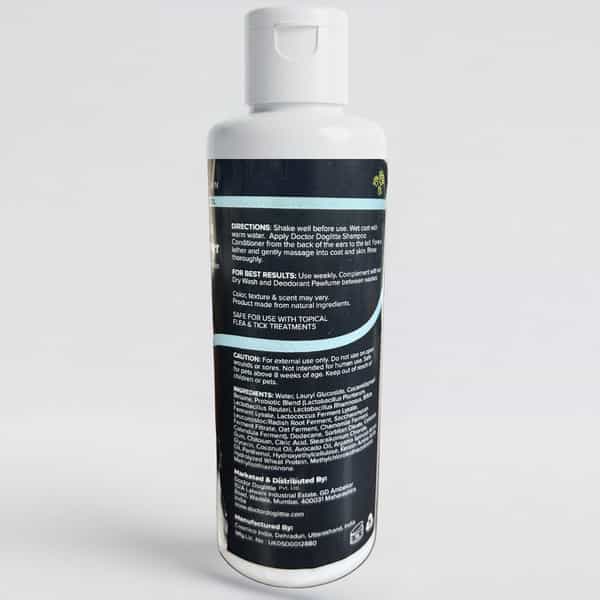 Doctor Doglittle Probiotic Dog Coat Smoothening 2-In-1 Shampoo & Conditioner (300 Ml)