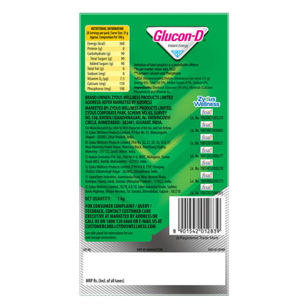Glucon-D Regular With 3 Benefits Of Energy | Recovery | And Immunity | 1 Kg