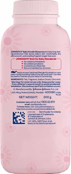 Johnson's  Baby Powder Blossoms  Bottle Of 200 G