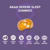 Nutriburst Serene Sleep Gummies For Quality Sleep & Stress Reduction With Melatonin (60 Gummy)