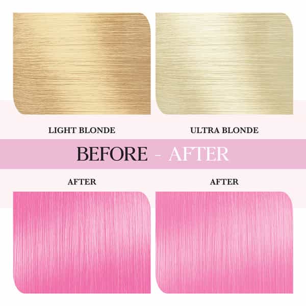 Cosglam Semi Permanent Hair Color | No Peroxide | Ammonia Free Hair Colour 11 Soft Pink - 120Gm