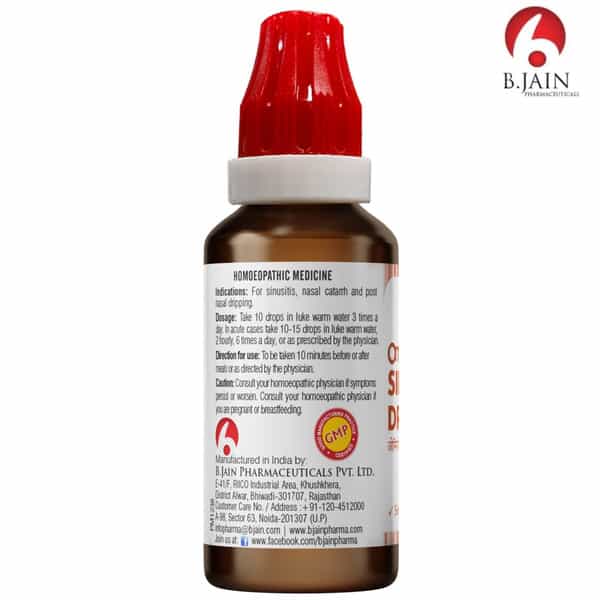 Bjain Omeo Sinus Relief Drops | Sinusitis Like Conditions | 30Ml (Pack Of 2)