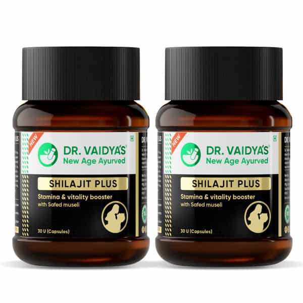 Dr. Vaidya's Shilajit Plus-30 Capsules - Pack Of 2