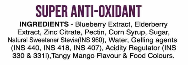 Purefoods - Immunity Booster Gummies Made With Blueberry & Elderberry Extracts (30 Gummies)
