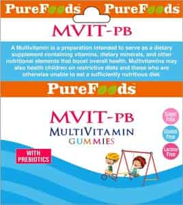 Purefoods - Multivitamin Gummies With Prebiotics (30 Gummies)
