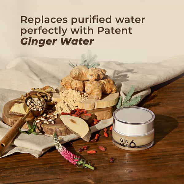 Ginger6 Active Water Day Cream 76% Ginger Extract Water For Hydration | Skin Firming - 50Ml