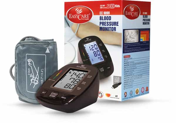 Easycare Big Display Digital Blood Pressure Monitor With Fully Automatic Arm Style