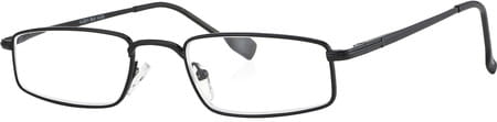 Klar Eye Full Rim Rectangle Reading Glasses Men And Women +0.75 To +3.500.75 Power Shiny Black