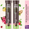 Vegan Greens Daily Women Multivitamins- 39 Vitamins | Minerals & Herbs. 100% Rda. 50 Effer. | Orange