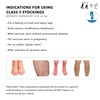 Sorgen Classique (Lycra) Compression Stockings For Varicose Veins Class 2 Thigh Length Large