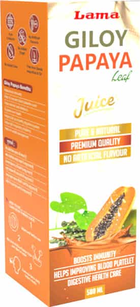 Lama Giloy Papaya Juice - 500 Ml