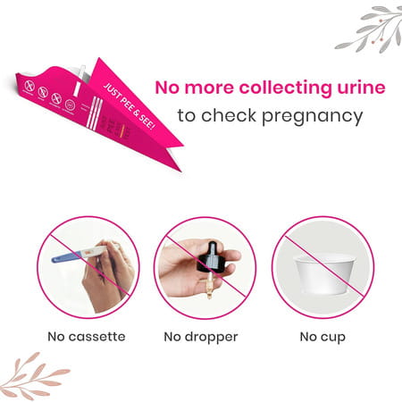 Pee Buddy Pregrx Pregnancy Test Strips In Funnel - 3 Funnels