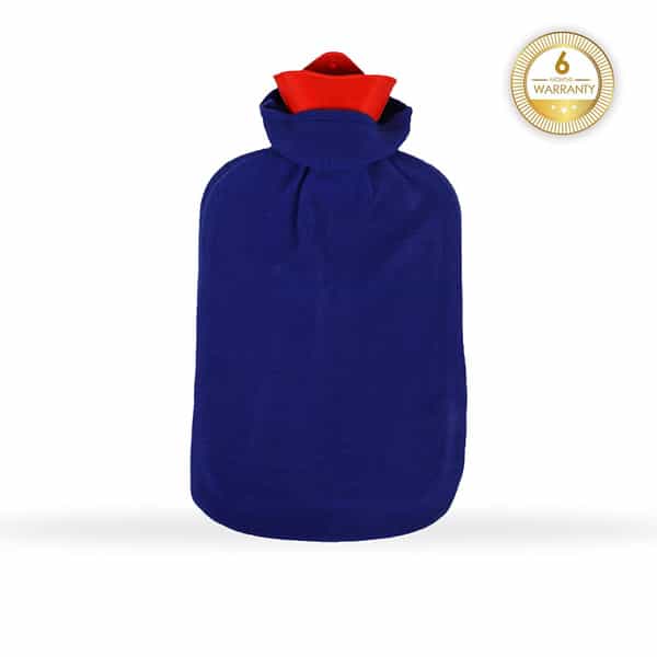 Equinox Hot Water Bottle With Fleece Cover Eq-Ht-01 C For Pain Relief