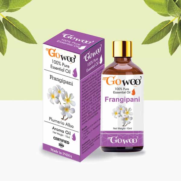 Pack Of 2 Frangipani Essential Oil And Bhringraj Carrier Oil - 100% Natural Therapeutic Grade