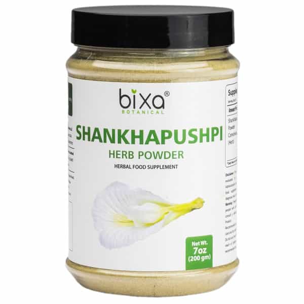 Bixa Botanical Shankhpushpi Powder - For Memory Booster & Stress Reliever(200G)