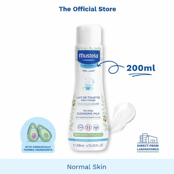 Mustela No Rinse Cleansing Milk 200Ml