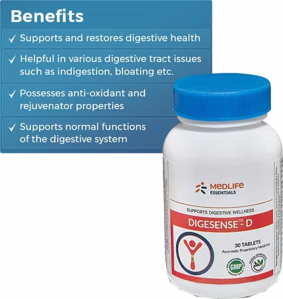 Medlife Essentials Digesense-D Tablet 30 