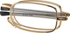 Klar Eye Folding Power Pocket Reading Glasses Men And Women Powers +0.75 To +3.50+1.75 Power Gold