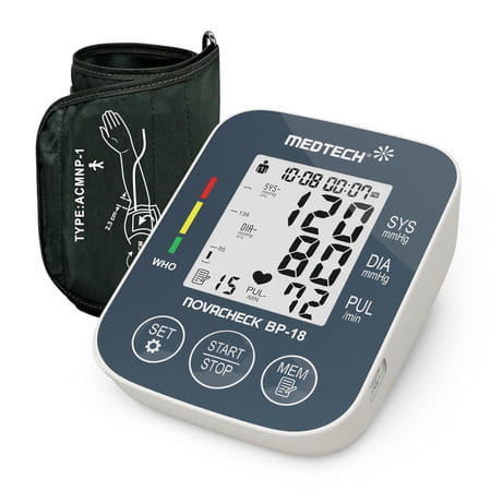 Medtech Bp18 Fully Automatic Portable Digital Blood Pressure Monitor With Smart Mdd Technology