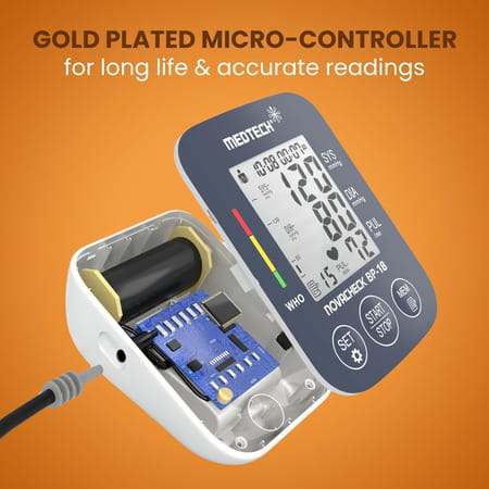 Medtech Bp18 Fully Automatic Portable Digital Blood Pressure Monitor With Smart Mdd Technology